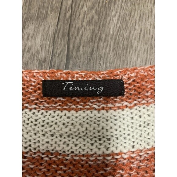 TIMING Knit Bell‎ Sleeves Womens Sweater Size Large - Picture 5 of 7